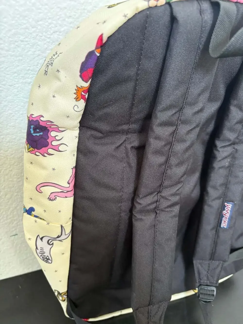 JanSport SuperBreak Plus Backpack Traditional Tats Tattoo Print Laptop Bag 26L